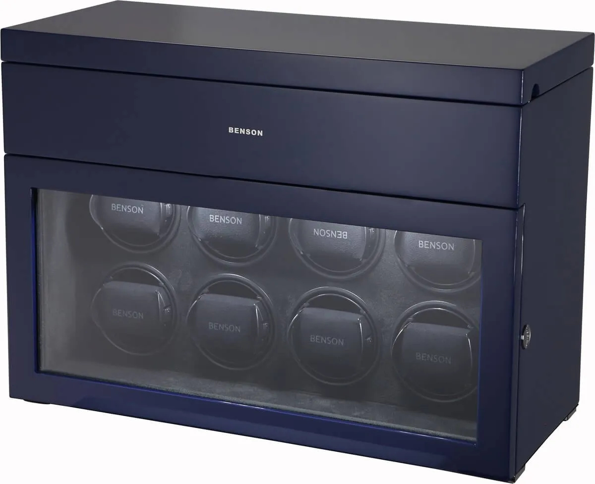 Benson Watch Winder Black Series 8.16.BL Blue Limited Edition sold by Jura Watches
