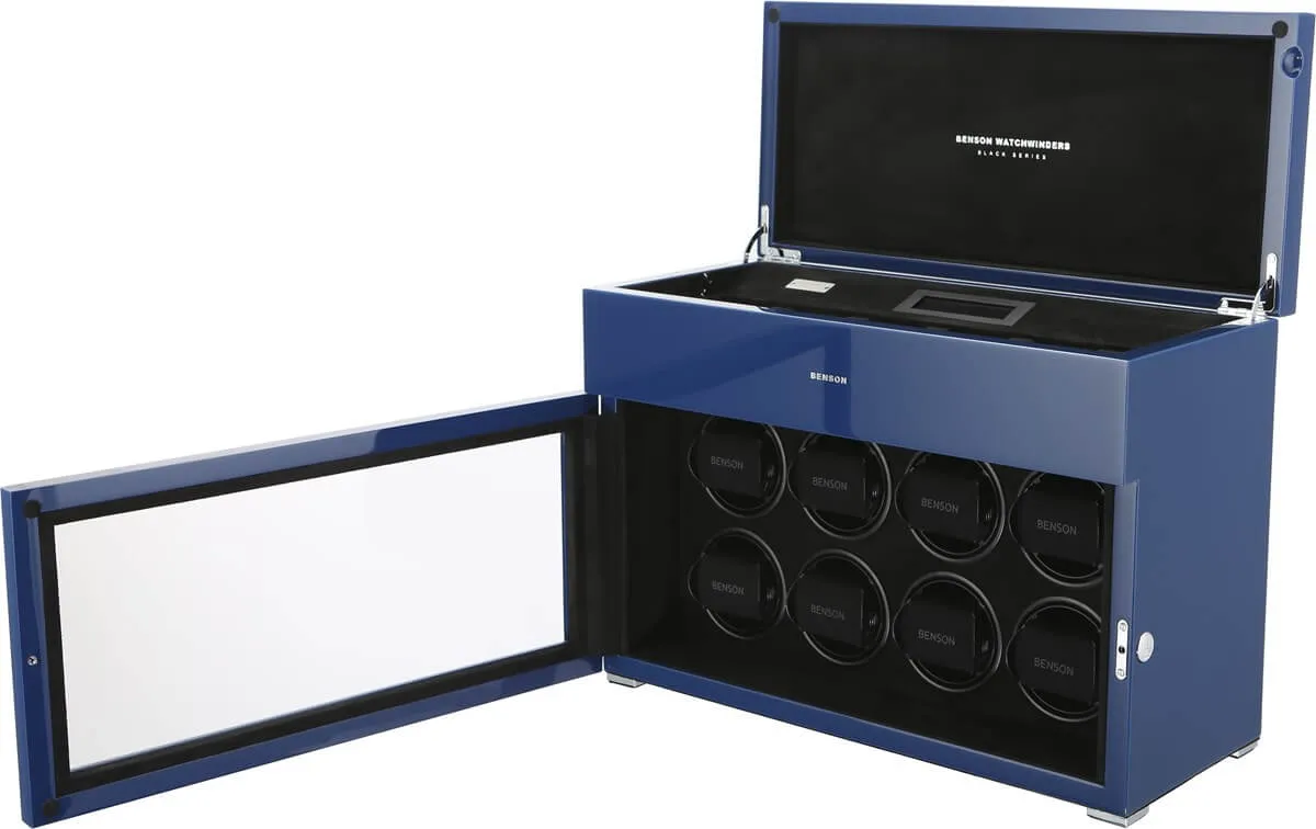 Benson Watch Winder Black Series 8.16.BL Blue Limited Edition sold by Jura Watches product image thumbnail 5
