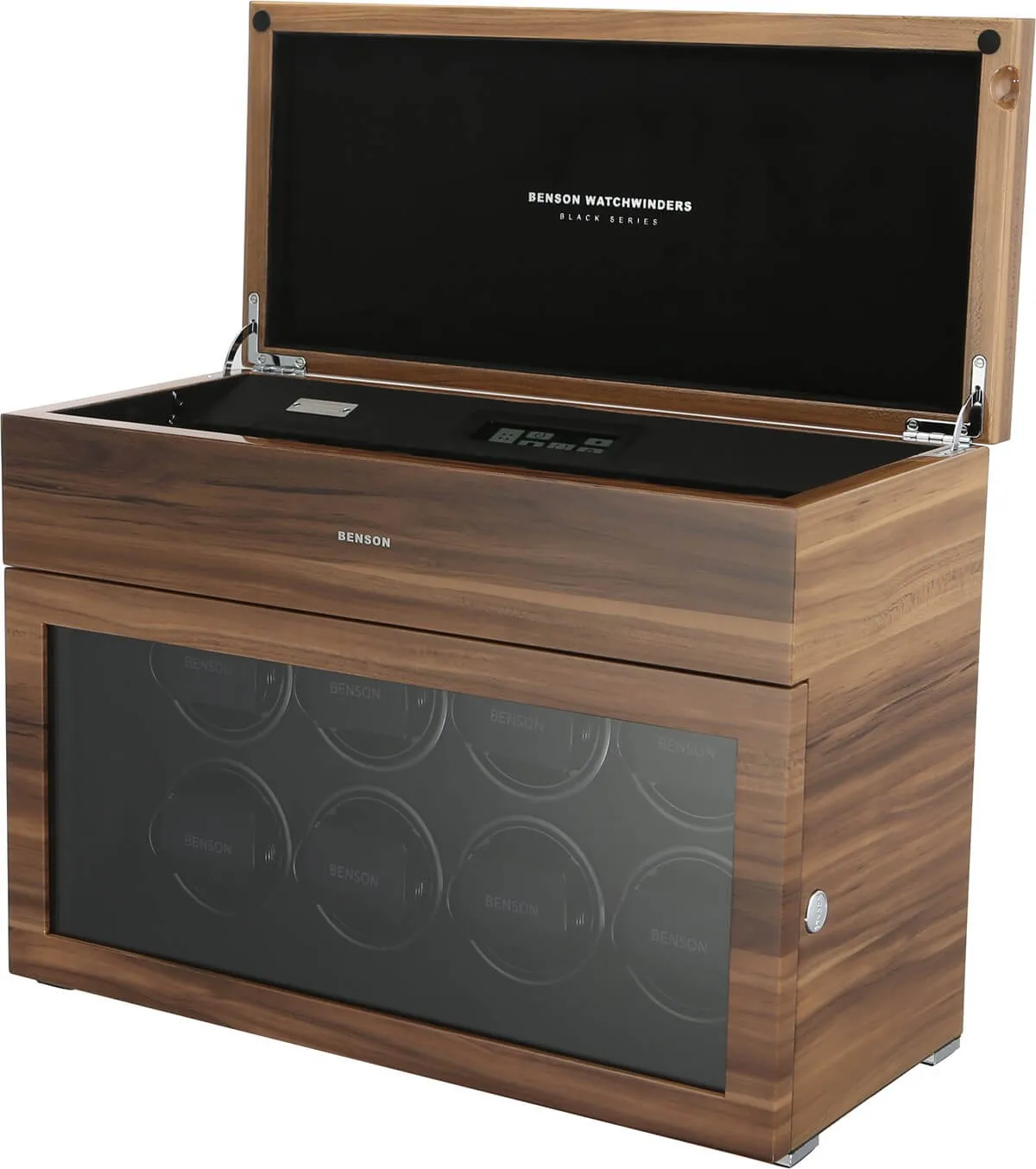 Benson Watch Winder Black Series 8.16.WA Walnut Limited Edition sold by Jura Watches product image thumbnail 4