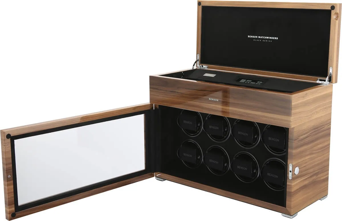 Benson Watch Winder Black Series 8.16.WA Walnut Limited Edition sold by Jura Watches product image thumbnail 5