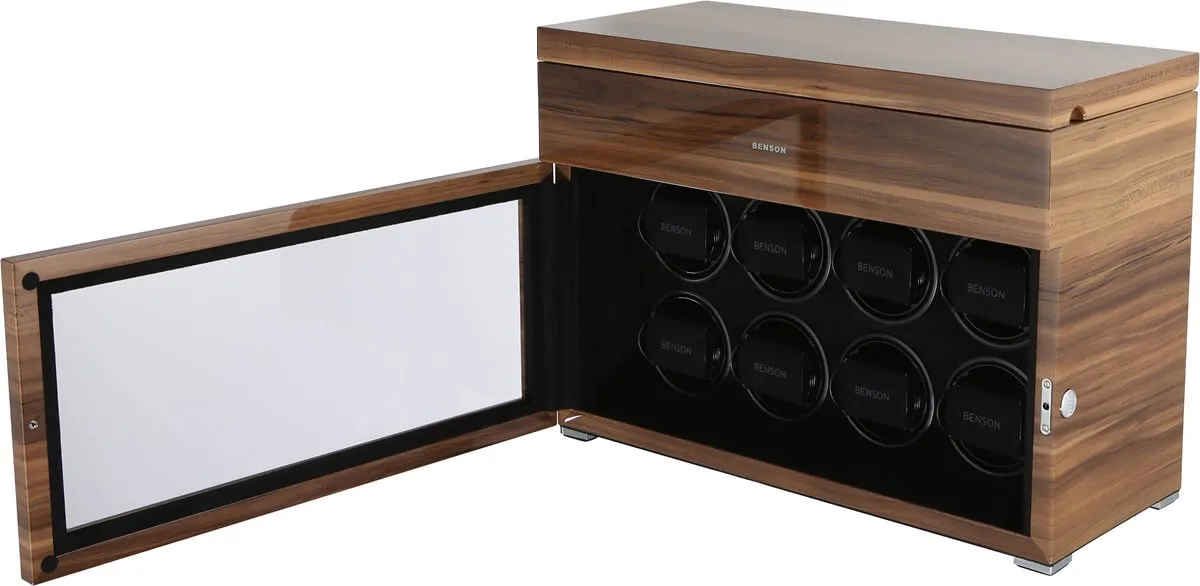 Benson Watch Winder Black Series 8.16.WA Walnut Limited Edition sold by Jura Watches product image thumbnail 3