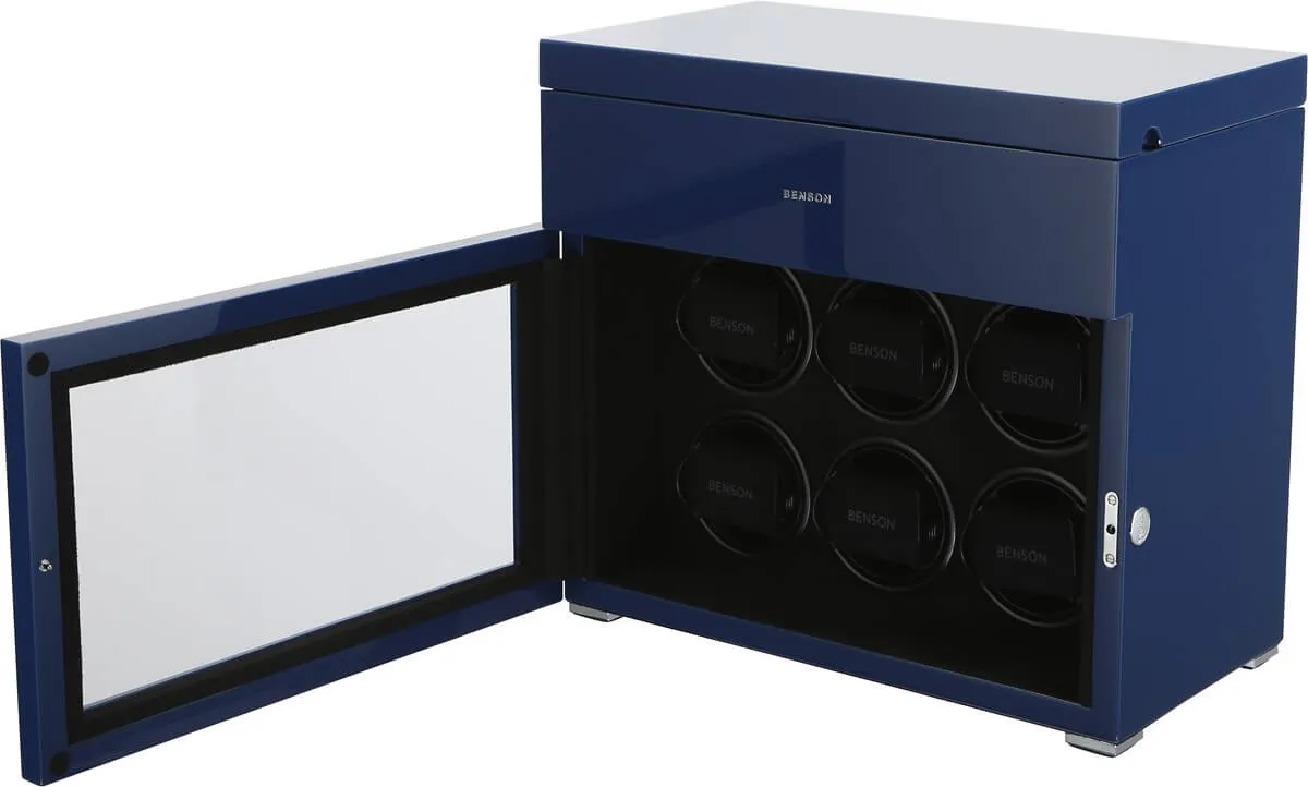 Benson Watch Winder Black Series 6.16.BL Blue sold by Jura Watches product image thumbnail 3