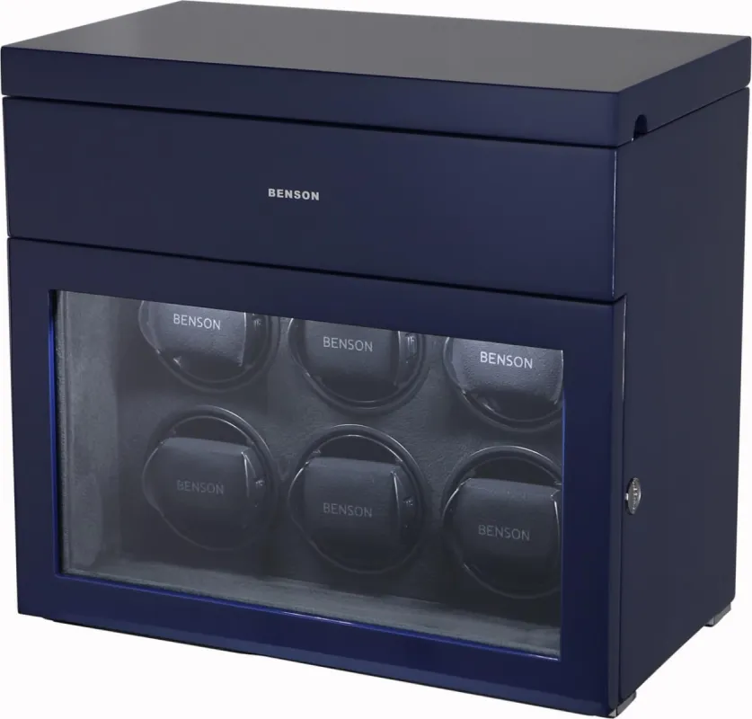 Benson Watch Winder Black Series 6.16.BL Blue made by Jura Watches