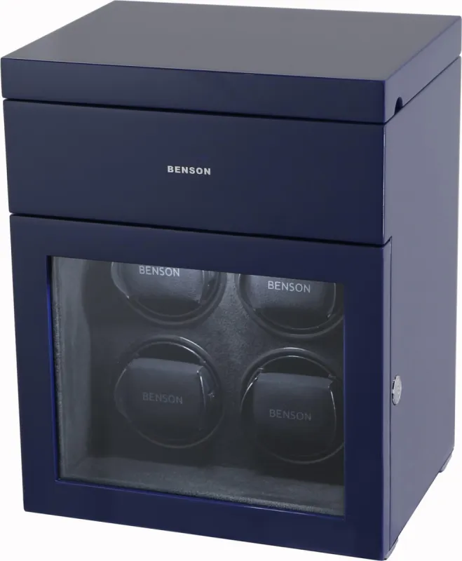 Benson Watch Winder Black Series 4.16.BL Blue Limited Edition made by Jura Watches