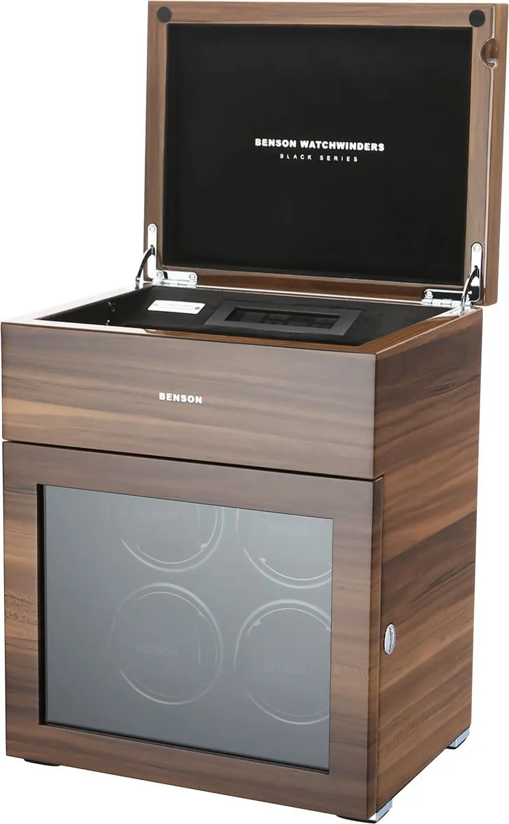 Benson Watch Winder Black Series 4.16.WA Walnut Limited Edition sold by Jura Watches product image thumbnail 4