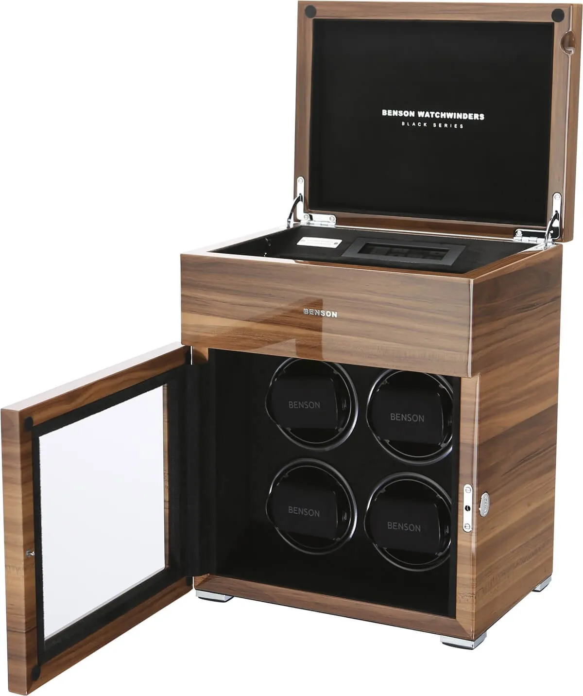 Benson Watch Winder Black Series 4.16.WA Walnut Limited Edition sold by Jura Watches product image thumbnail 5