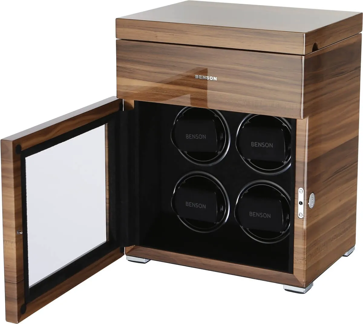 Benson Watch Winder Black Series 4.16.WA Walnut Limited Edition sold by Jura Watches product image thumbnail 3