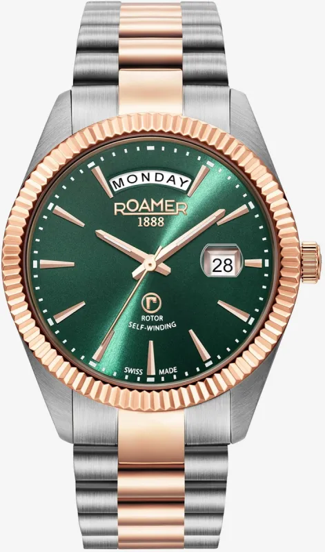 Roamer Primeline Day Date sold by Jura Watches