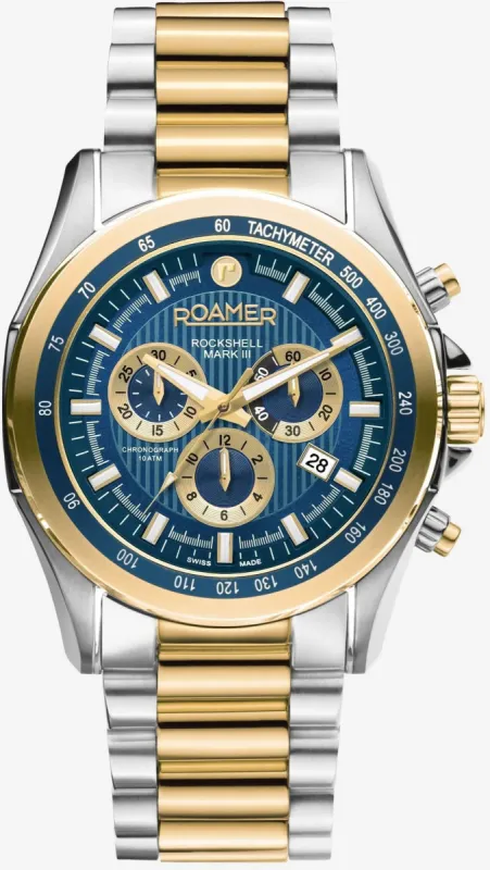 Roamer Rockshell Mark III Chrono sold by Jura Watches