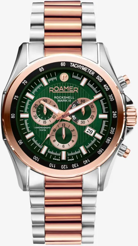 Roamer Rockshell Mark III Chrono sold by Jura Watches