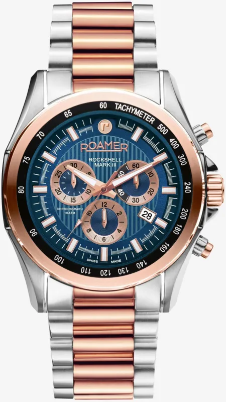 Roamer Rockshell Mark III Chrono sold by Jura Watches