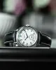 Duckworth Prestex Bolton Small Seconds White Black Leather sold by Jura Watches