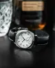 Duckworth Prestex Bolton Small Seconds White Black Leather sold by Jura Watches