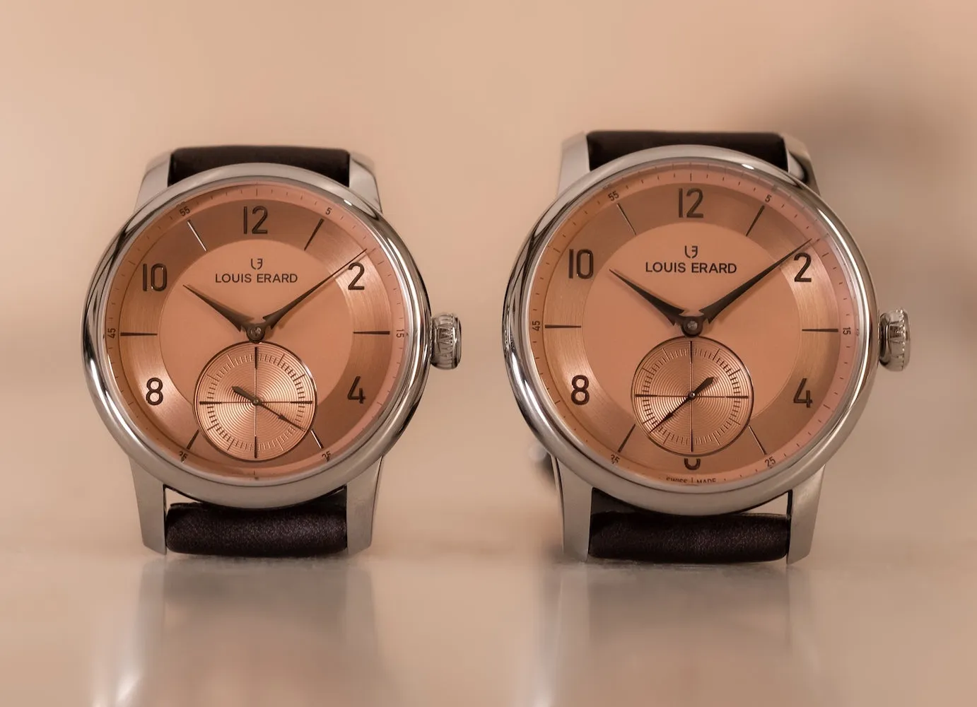 Louis Erard Excellence Petite Seconde Terracotta 42mm sold by Jura Watches product image thumbnail 5