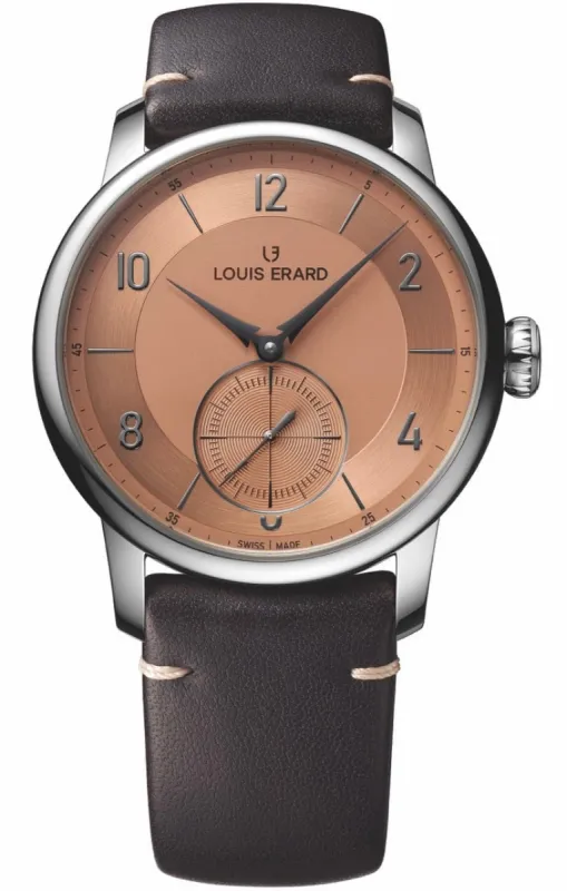 Louis Erard Excellence Petite Seconde Terracotta 42mm made by Jura Watches