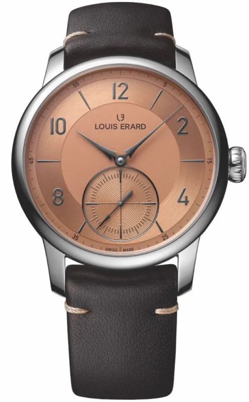 Louis Erard Excellence Petite Seconde Terracotta 39mm made by Jura Watches