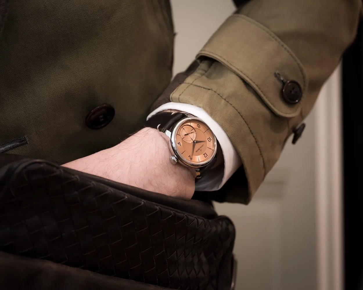 Louis Erard Excellence Petite Seconde Terracotta 39mm sold by Jura Watches product image thumbnail 4