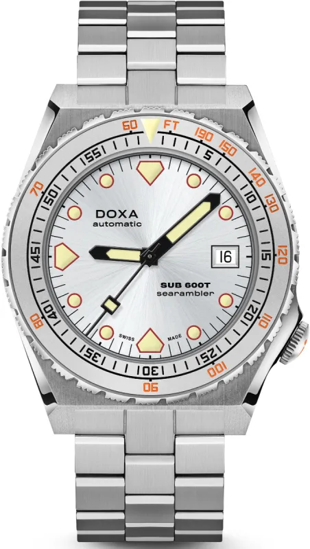Doxa SUB 600T Searambler Bracelet sold by Jura Watches