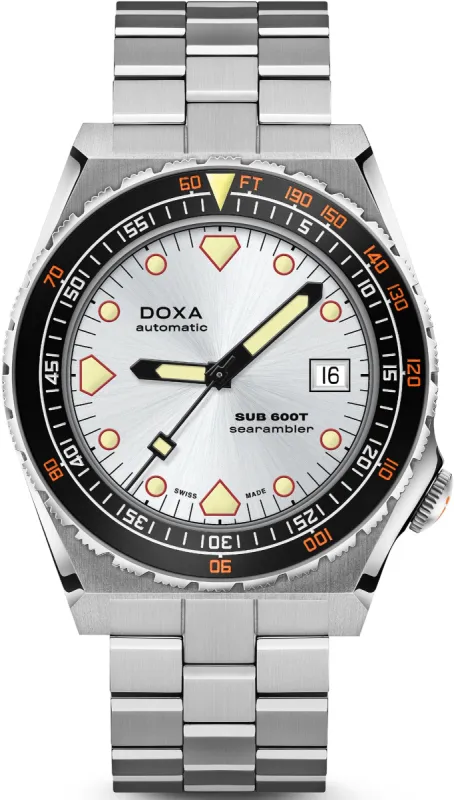 Doxa SUB 600T Searambler Bracelet sold by Jura Watches