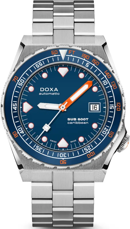 Doxa SUB 600T Caribbean Bracelet sold by Jura Watches
