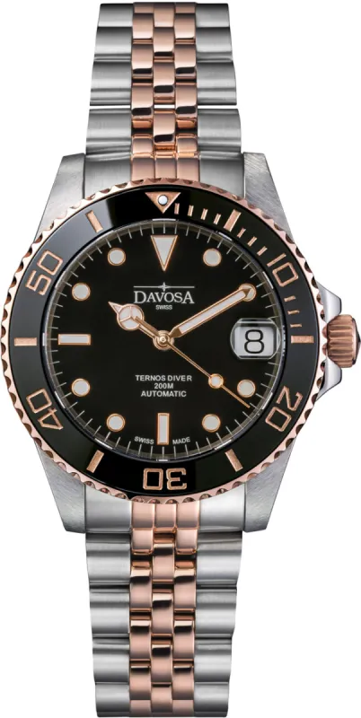 Davosa Ternos Medium Automatic Bicolour sold by Jura Watches