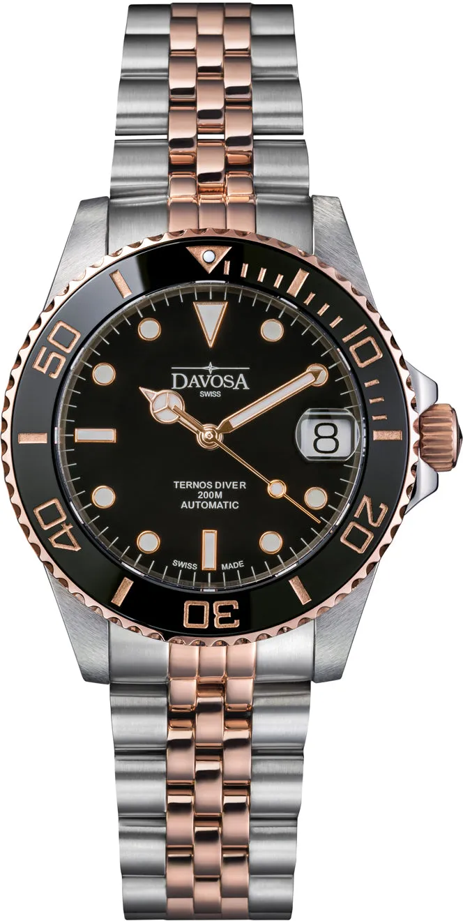 Davosa Ternos Medium Automatic Bicolour sold by Jura Watches