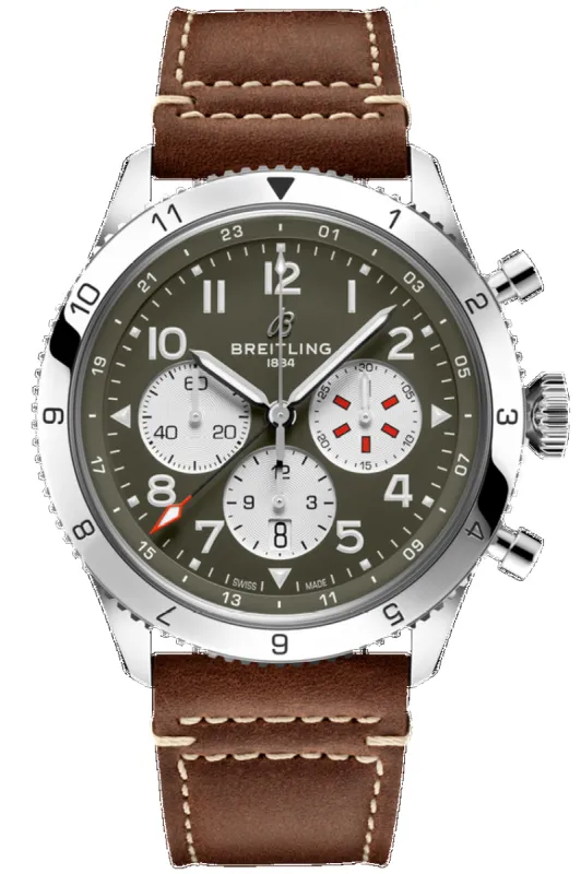 Breitling Super AVI B04 Chronograph GMT 46 Curtiss Warhawk made by Breitling