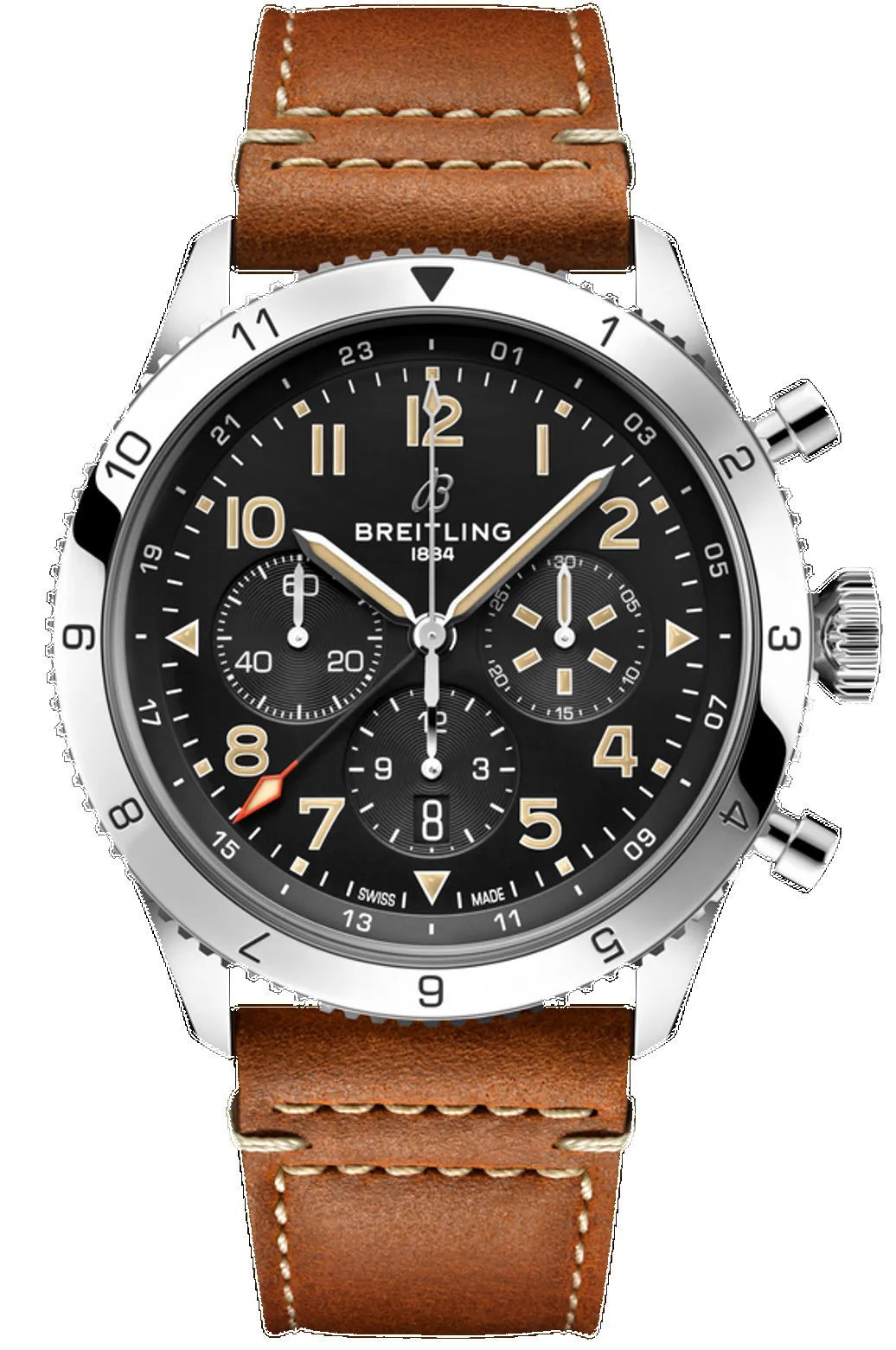 Breitling Super AVI B04 Chronograph GMT 46 P-51 Mustang sold by Jura Watches