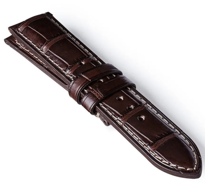 Bremont Strap Alligator Brown 22mm Long D sold by Jura Watches