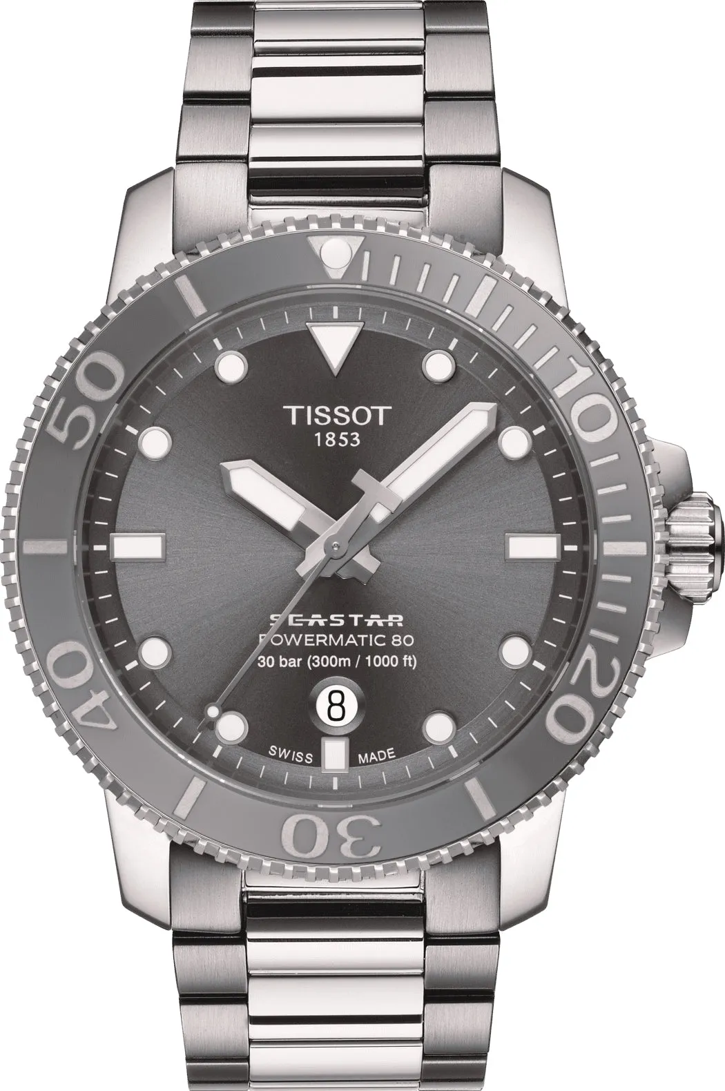Tissot Seastar 1000 Powermatic 80 sold by Jura Watches