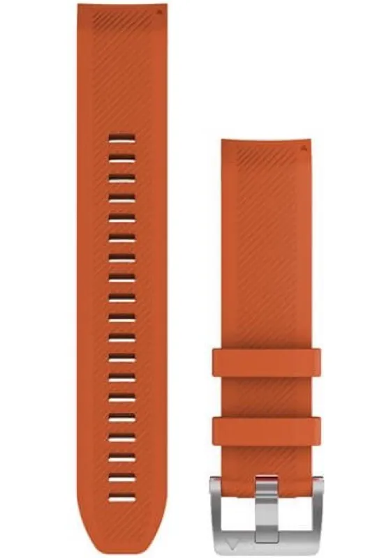 Garmin Strap QuickFit 22 Ember Orange Silicone Strap sold by Jura Watches