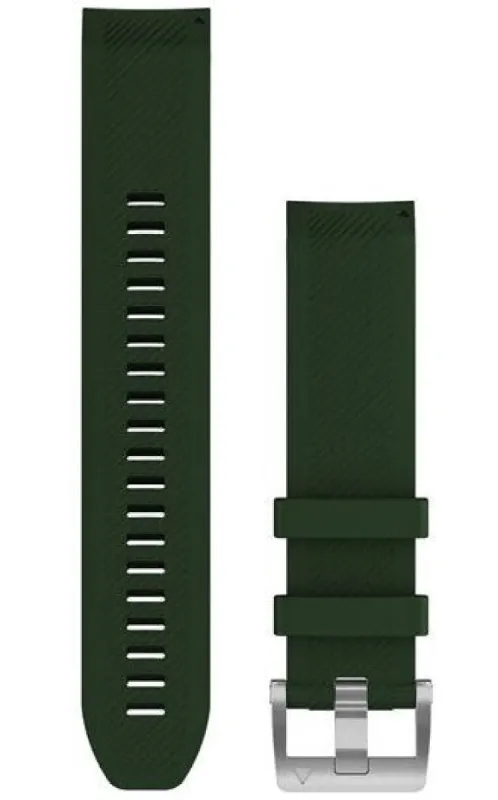 Garmin Strap QuickFit 22 Pine Green Silicone Strap sold by Jura Watches