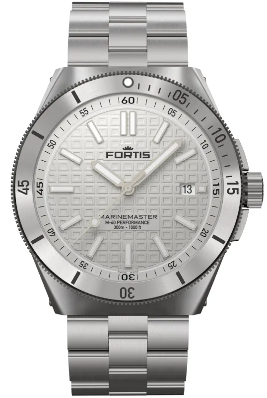 Fortis Marinemaster M-40 Snow White sold by Jura Watches