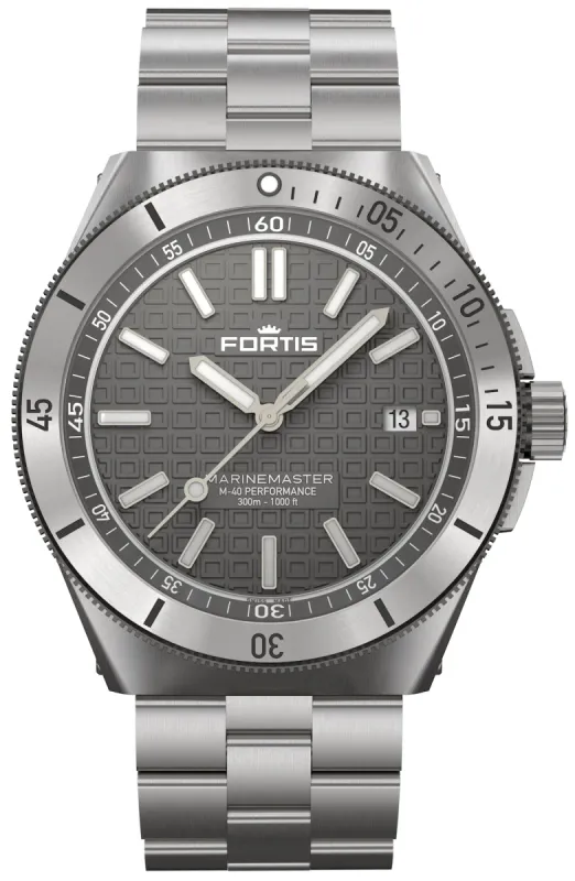 Fortis Marinemaster M-40 Rockstone Gray sold by Jura Watches