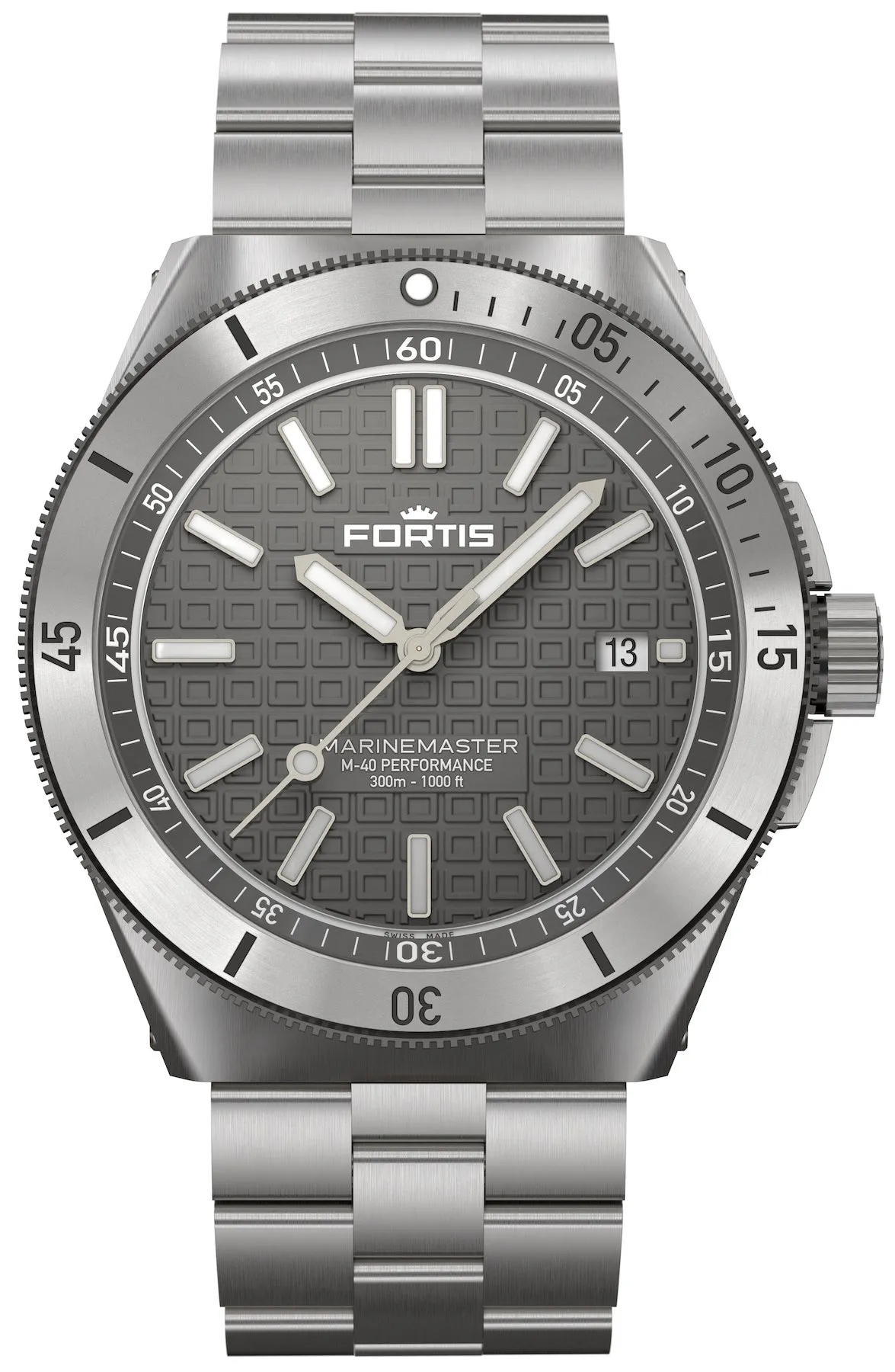 Fortis Marinemaster M-40 Rockstone Gray sold by Jura Watches