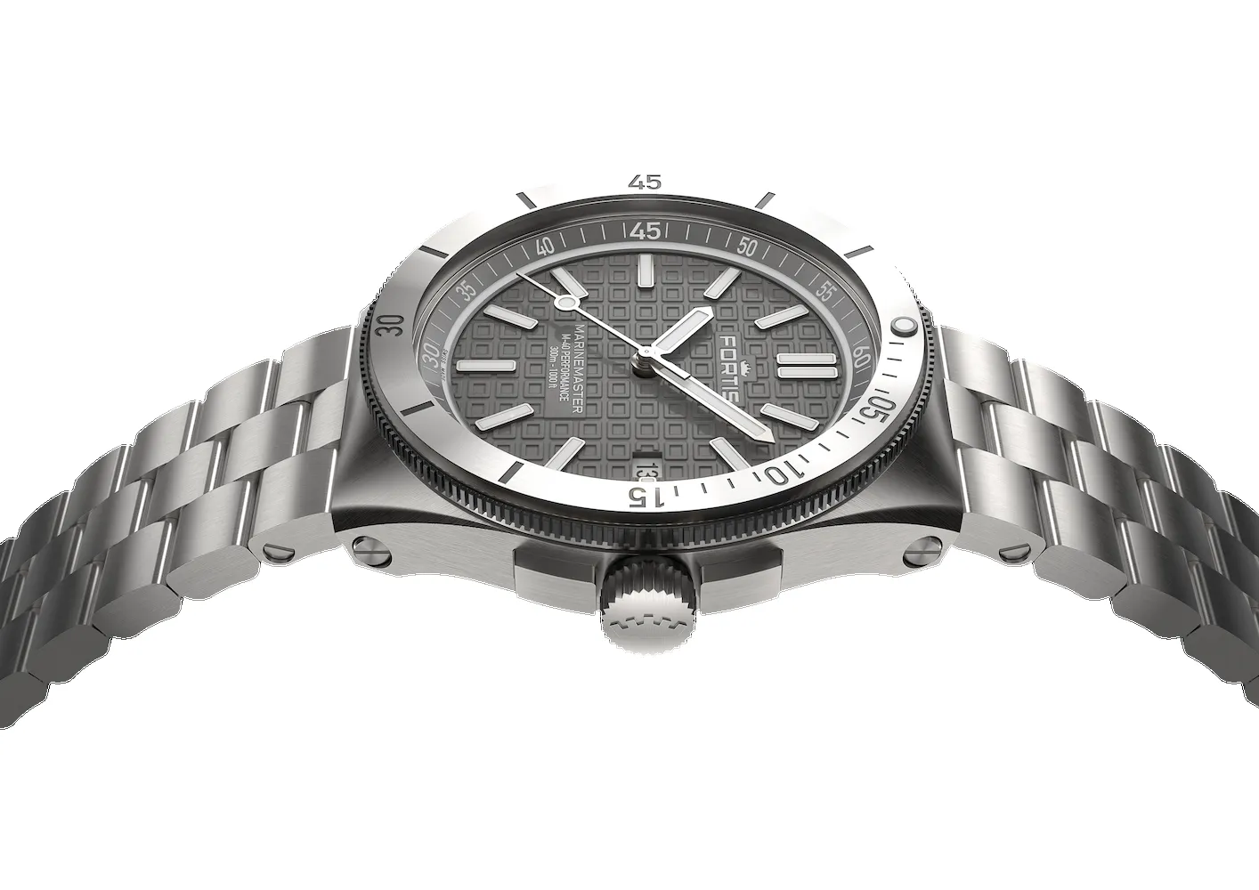 Fortis Marinemaster M-40 Rockstone Gray sold by Jura Watches product image thumbnail 4