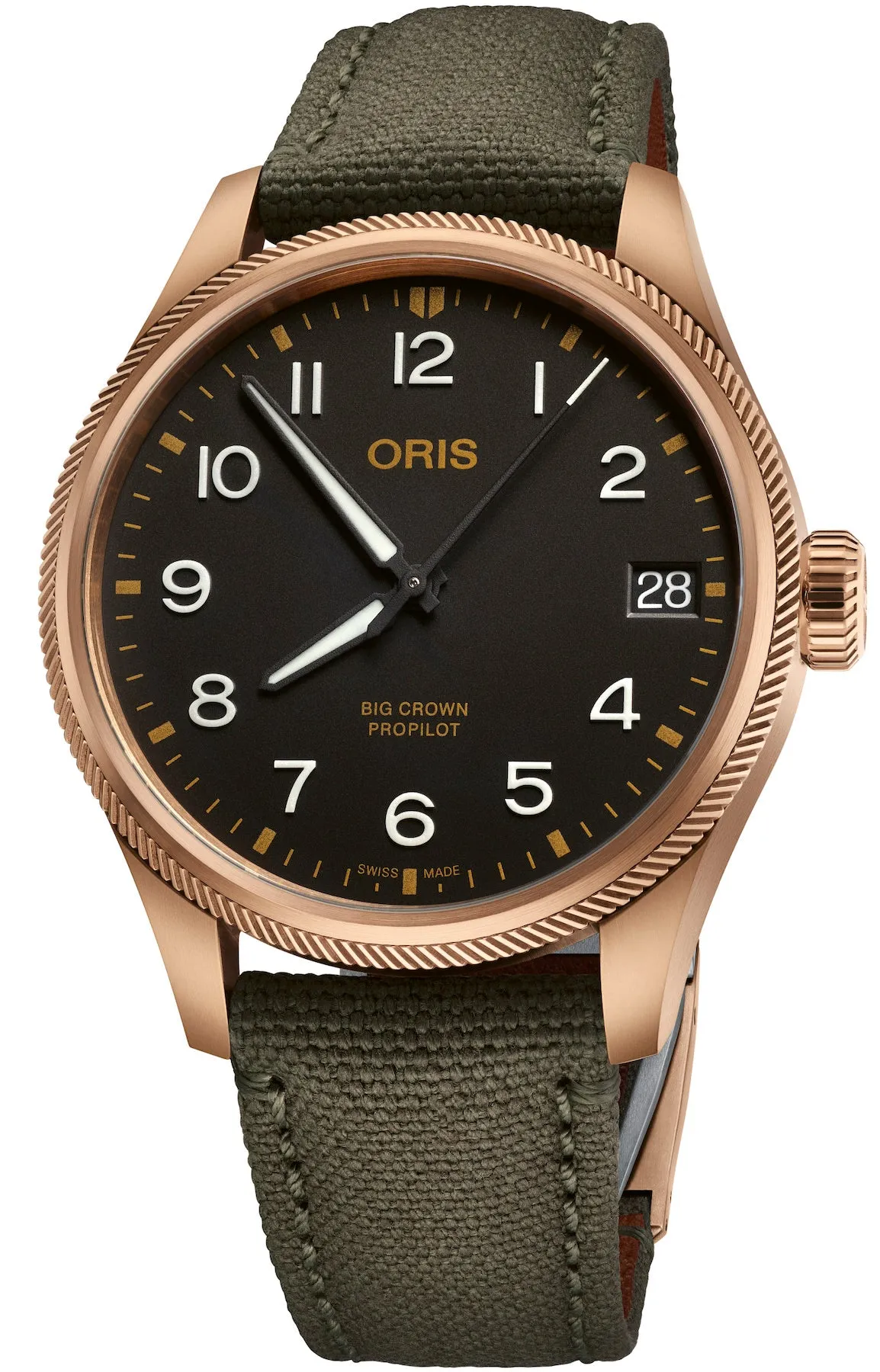 Oris Big Crown ProPilot Big Date Bronze sold by Jura Watches