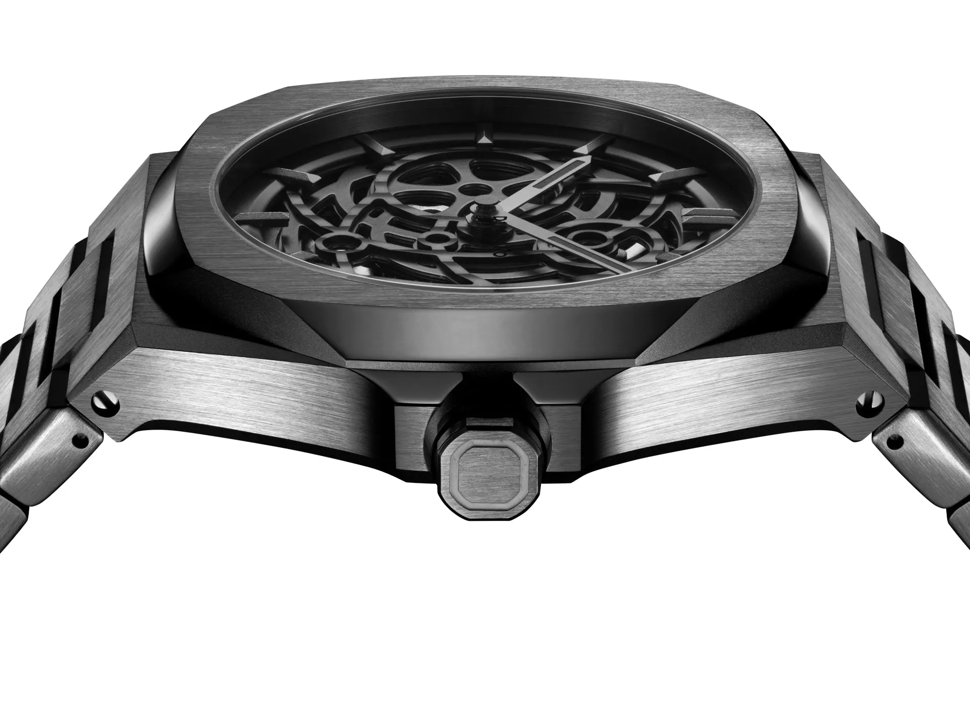 D1 Milano Skeleton Gun Metal sold by Jura Watches product image thumbnail 4