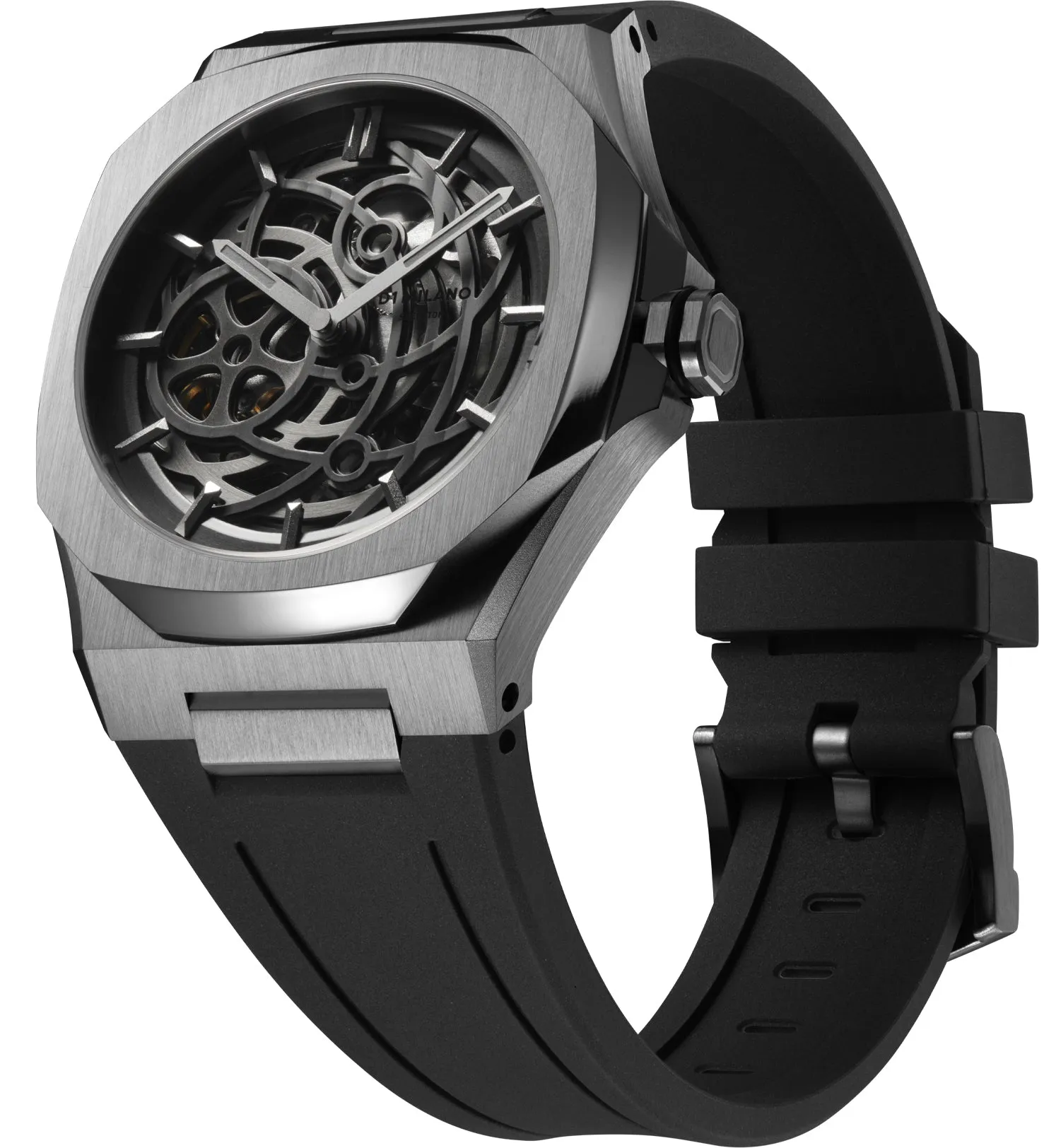 D1 Milano Skeleton Gun Metal sold by Jura Watches product image thumbnail 3
