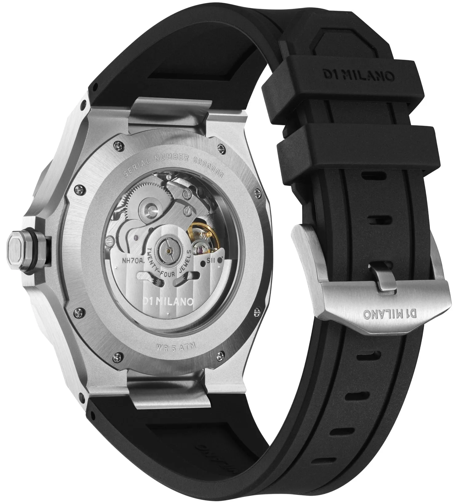 D1 Milano Skeleton Silver sold by Jura Watches product image thumbnail 2