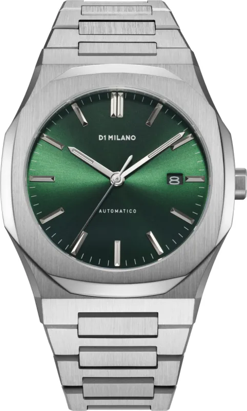 D1 Milano Automatic Bracelet Green sold by Jura Watches