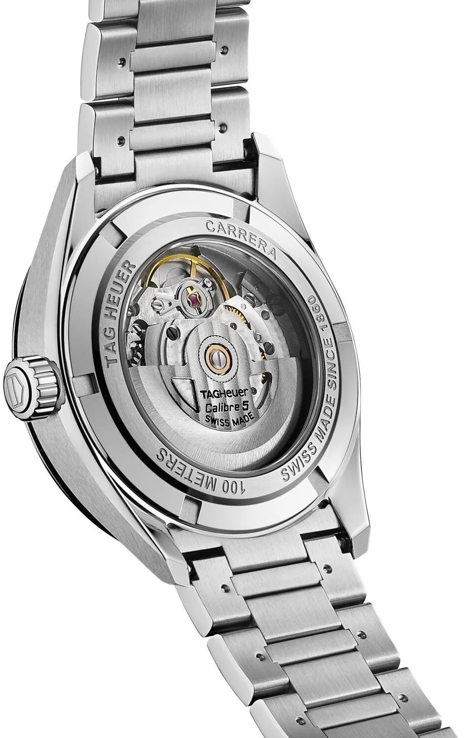 TAG Heuer Carrera Calibre 5 Automatic Mens sold by Jura Watches product image thumbnail 5