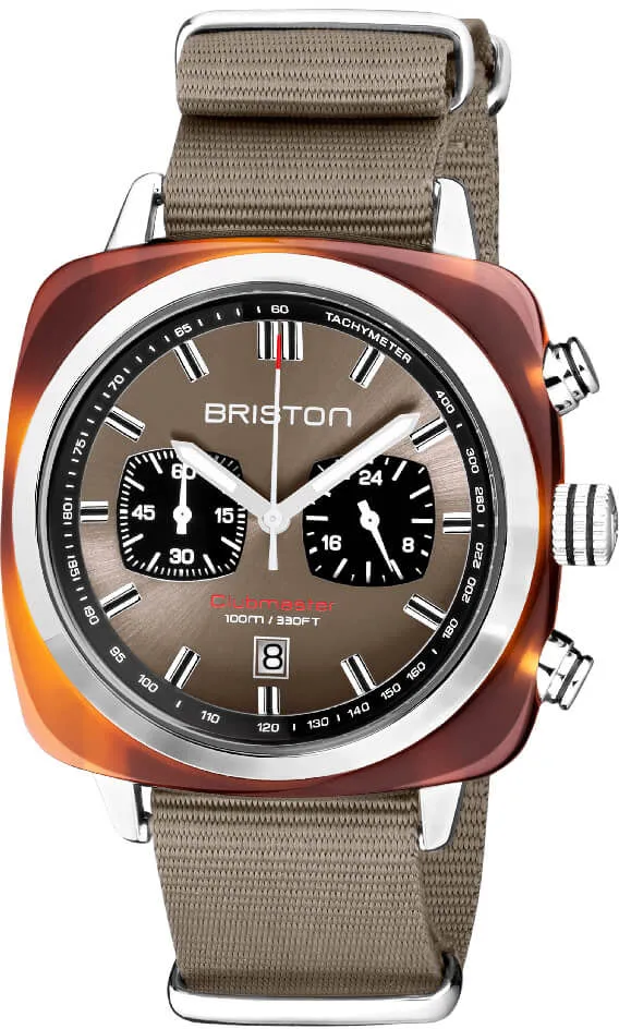 Briston Clubmaster Classic Sport Grey Taupe sold by Jura Watches