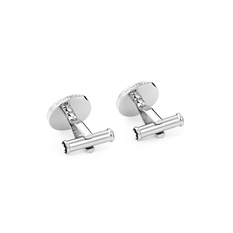 Montblanc Cufflinks Stainless Steel Onyx Star sold by Jura Watches product image thumbnail 3