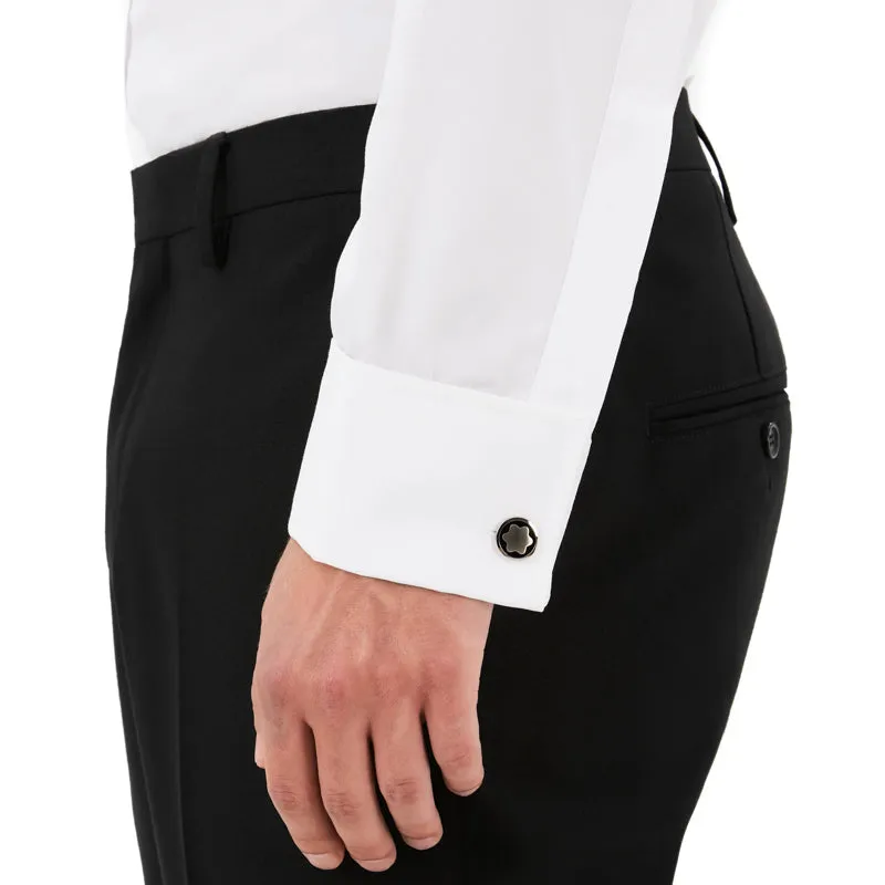 Montblanc Cufflinks Stainless Steel Onyx Star sold by Jura Watches product image thumbnail 5