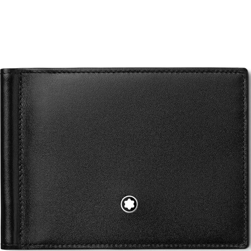 Montblanc Card Holder Meisterstuck Leather Wallet 6cc with Money Clip sold by Jura Watches