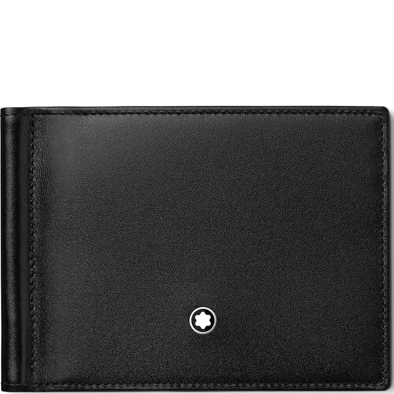 Montblanc Card Holder Meisterstuck Leather Wallet 6cc with Money Clip sold by Jura Watches
