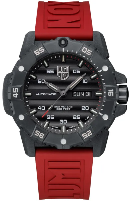 Luminox Sea Master Automatic Carbon Seal 3800 Series made by Jura Watches