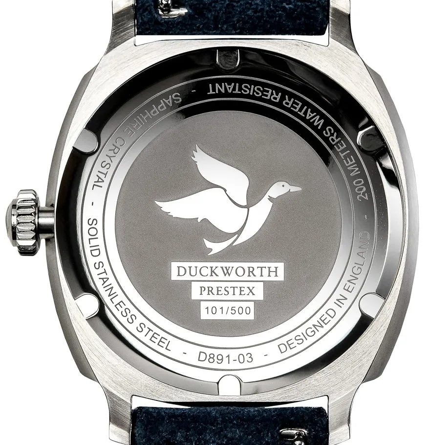 Duckworth Prestex Verimatic Orange Fume Brown Suede sold by Jura Watches product image thumbnail 2