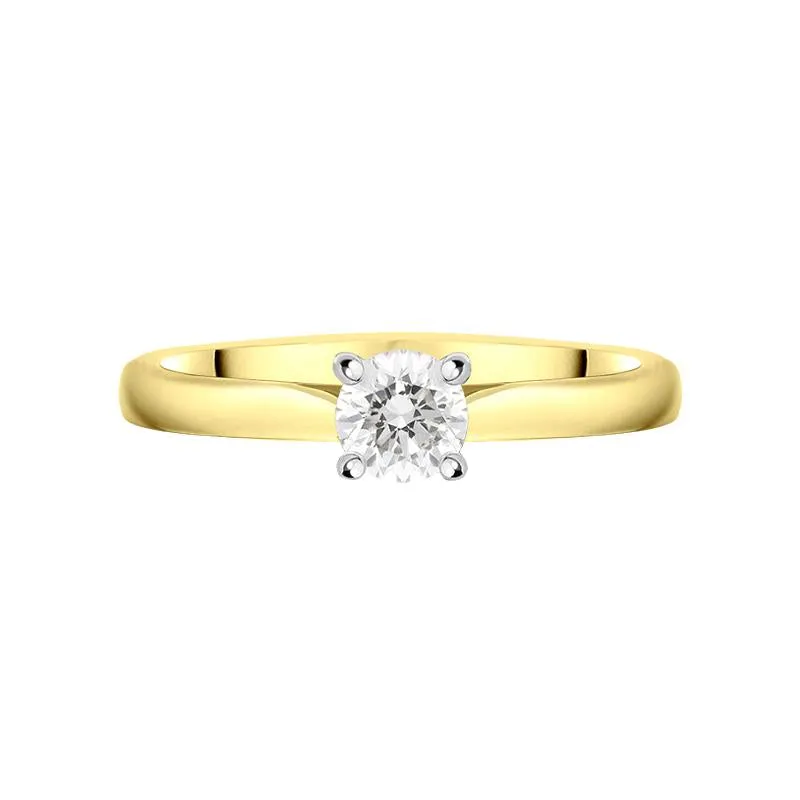 18ct Yellow Gold 0.50ct Diamond Brilliant Cut Solitaire Ring sold by Jura Watches product image thumbnail 3